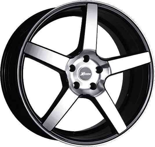 Колесный диск x-race af-07 6.5x16/5x112 et46 d57.1 bkf