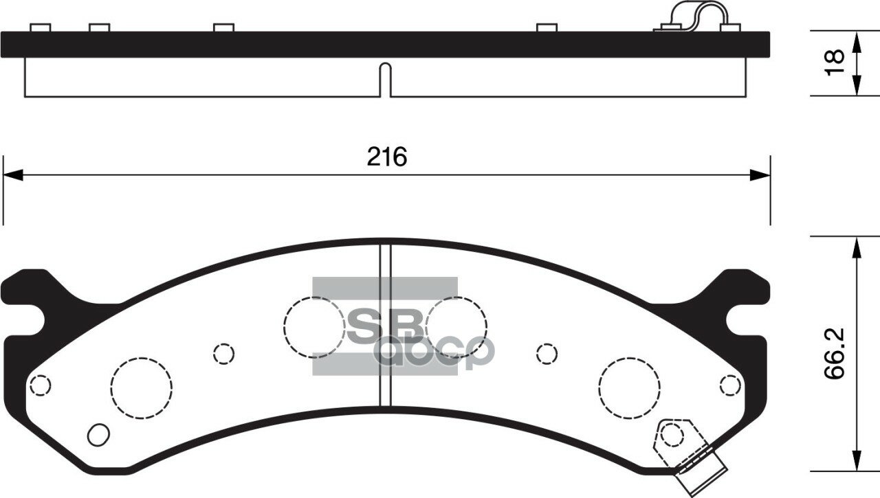 Колодки Тормозные Передние Sangsin Brake Sp1309 Sangsin brakeSP1309