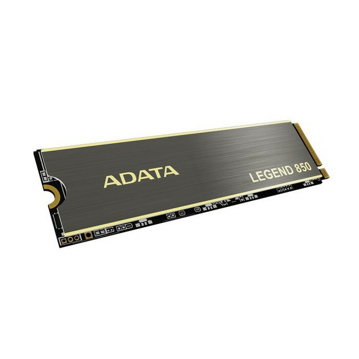 A-data накопитель ALEG-850-2TCS PCIe Gen4x4 with NVMe, 5000 4500, IOPS 400 550K, MTBF 2M, 3D NAND