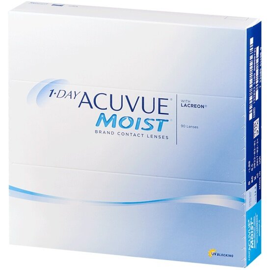 Контактные линзы ACUVUE Johnson & Johnson 1-Day Moist (90 шт / 8.5 / -05.50)