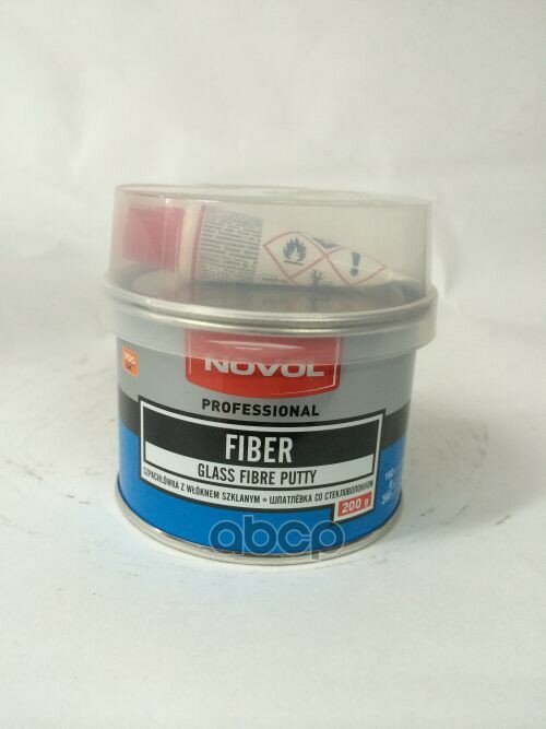 Шпатлевка Novol Fiber (Со Стекловолокном) 0,25кг Novol арт. 1220