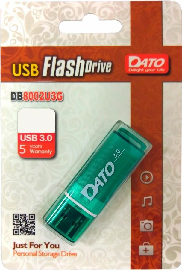 Флеш Диск Dato 16Gb DB8002U3 DB8002U3G-16G USB3.0 серый