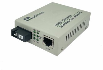 Медиаконвертер WDM, 20 км, 10/100Base-T – 100Base-FX, Tx:1550/Rx:1310, RJ-45, SC