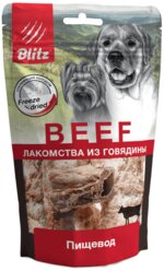 Лакомство Blitz сублимированное Пищевод для собак 34 шт х 32 гр