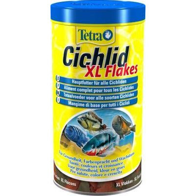 TetraCichlid XL корм для всех видов цихлид, крупные хлопья 1 л .