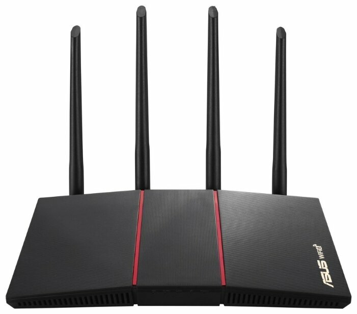 Wi-Fi роутер Asus RT-AX55 черный