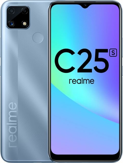 Смартфон realme C25S 4/128GB, water blue