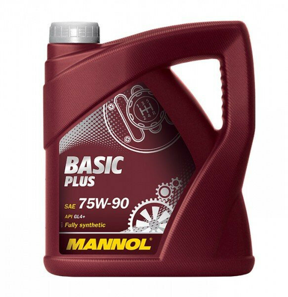 MANNOL Basic Plus SAE 75W-90 GL-4+ ( Синтетическое. масло для переднепр. авто.) 4л.