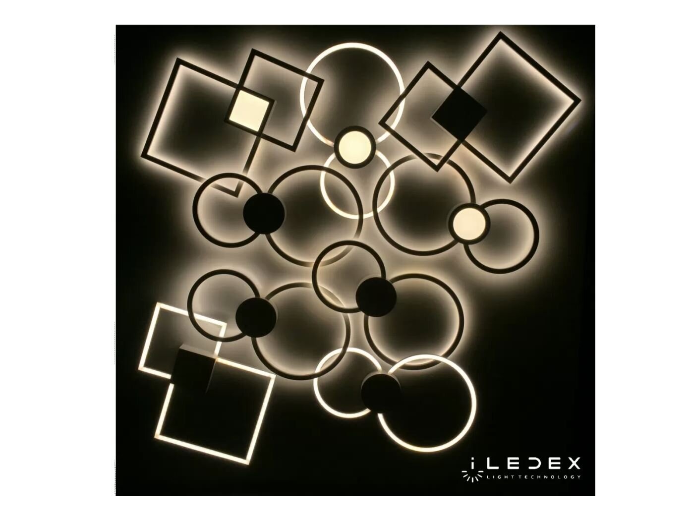 Настенно-потолочный светильник светодиодный X046324 24W 3000K WH iLedex Galaxy - фотография № 3