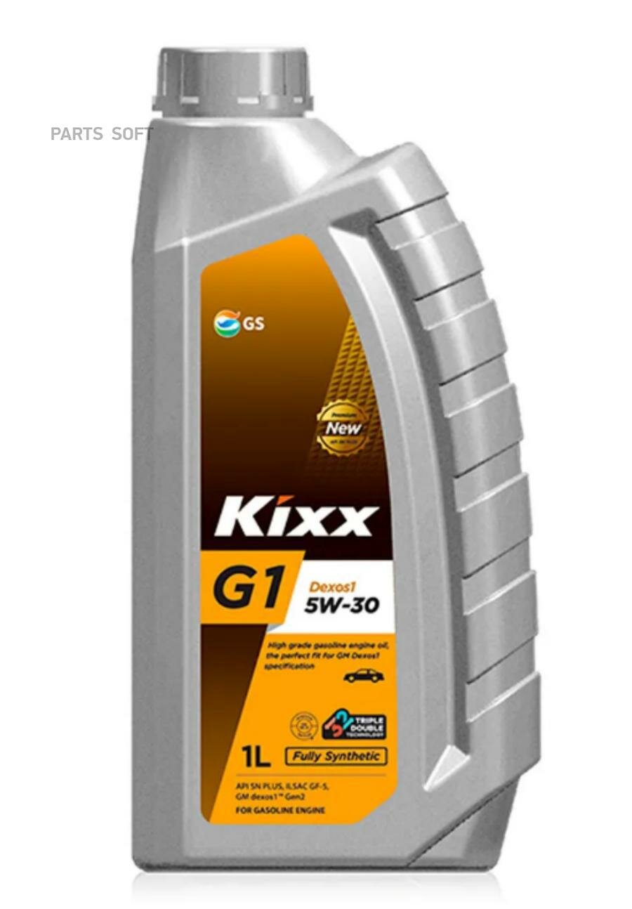 KIXX L2107AL1E1 Масло моторное KIXX G1 Dexos1 SN Plus 5W-30 синтетическое 1 л L2107AL1E1