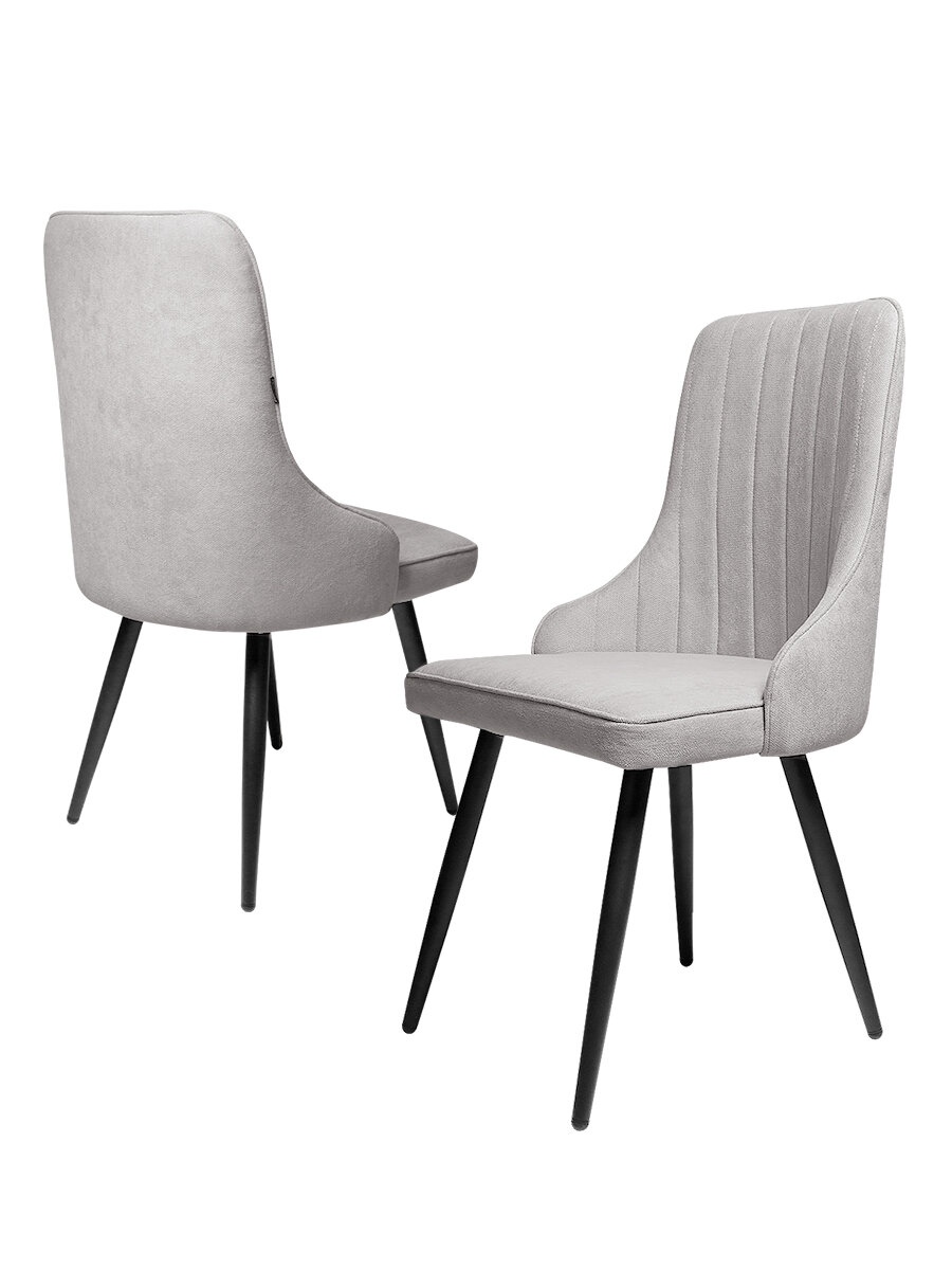 Комплект стульев Ridberg лондон Wool (2шт, Grey)
