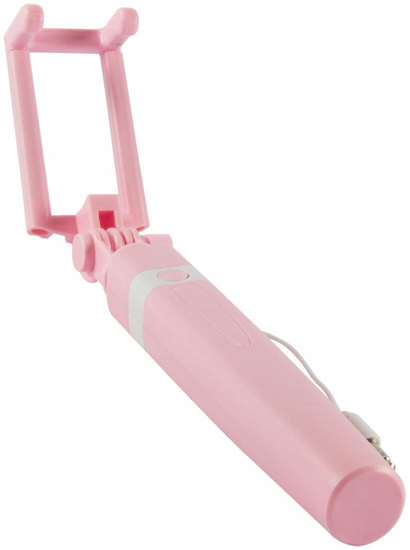 Монопод для cелфи Red Line RLBT -09 розовый с проводом jack 3.5 mm