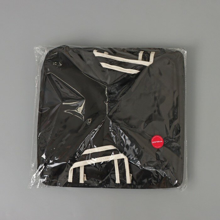 Доляна Корзина для белья квадратная Доляна Laundry, 33×33×33 см, цвет чёрный - фотография № 6
