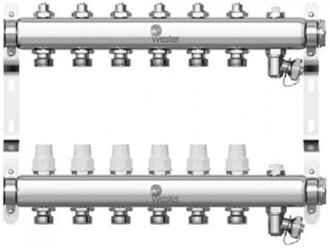 Коллектор нерж. Wester W903 1-3/4 в сборе на 6 выходов с 2 заглушками