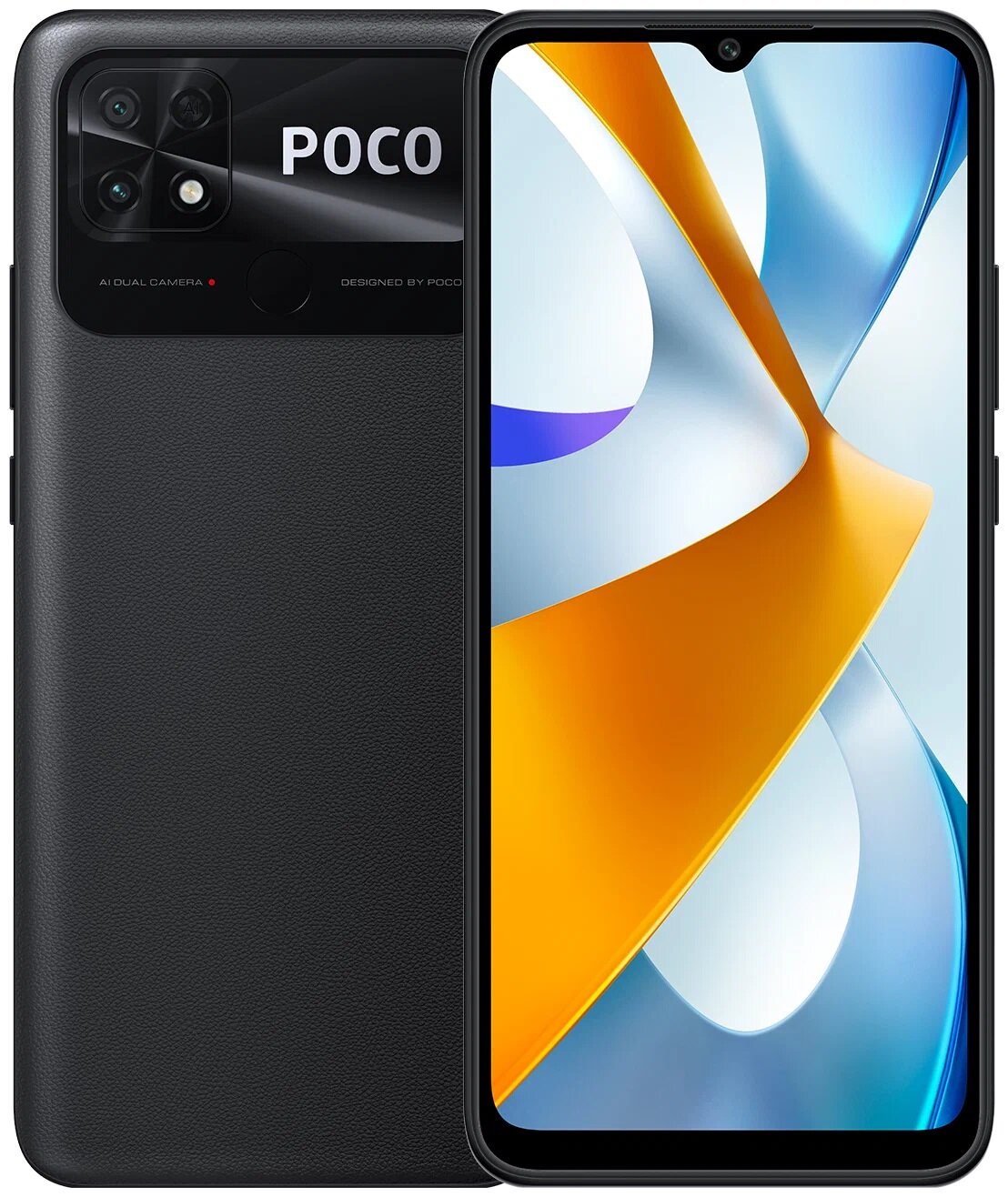 Смартфон Xiaomi POCO C40 4/64 ГБ, чёрный (RU)