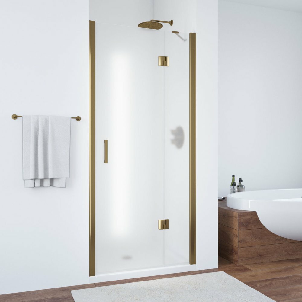 фото Vegas Glass Душевая дверь в нишу Vegas Glass AFP TUR NOVO h1890 120 05 10 R профиль бронза, стекло сатин