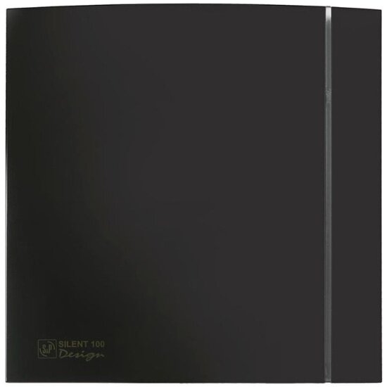 Вентилятор вытяжной SOLER&PALAU Soler & Palau SILENT-100 CZ BLACK DESIGN-4C