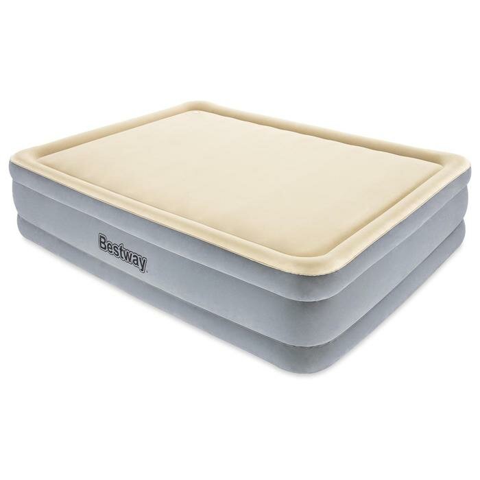 Bestway Кровать надувная Queen 203 х 152 х 46 см со встроенным электронасосом 67486