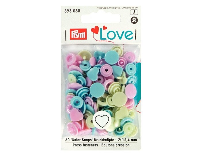 PRYM Love  "" Color Snaps, ///, 12 , 30, 393030