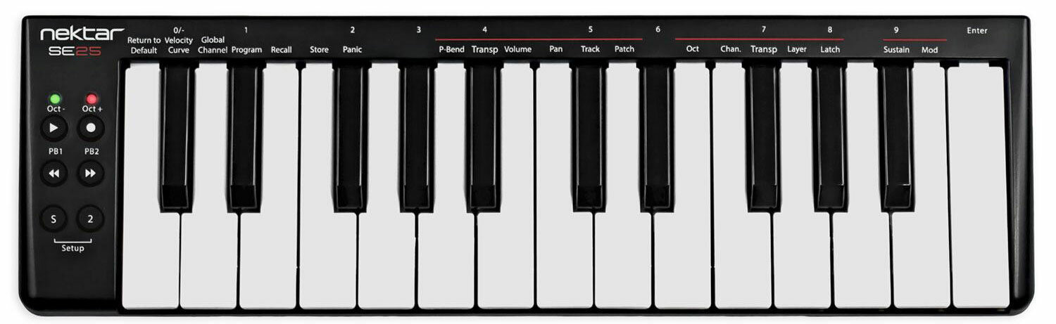 USB MIDI клавиатура NEKTAR SE25