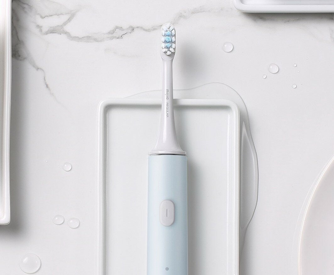 Электрическая зубная щетка Mijia Sonic Electric Toothbrush T500C (Blue) - фотография № 6