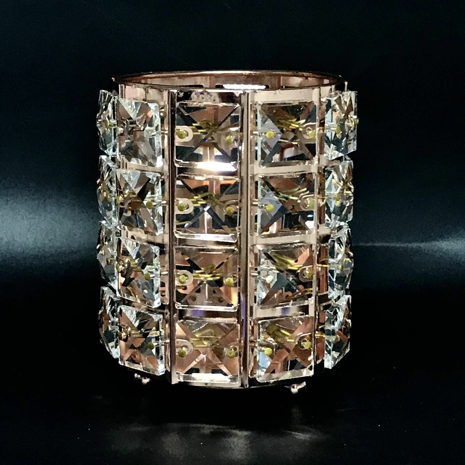 фото Держатель для кистей, вазочка 04, металлический, цвет медный, 9.5х11.5см, 1 шт