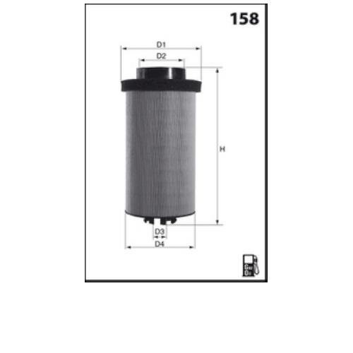 Фильтрующий элемент топлива MB mecafilter ELG5517 1шт