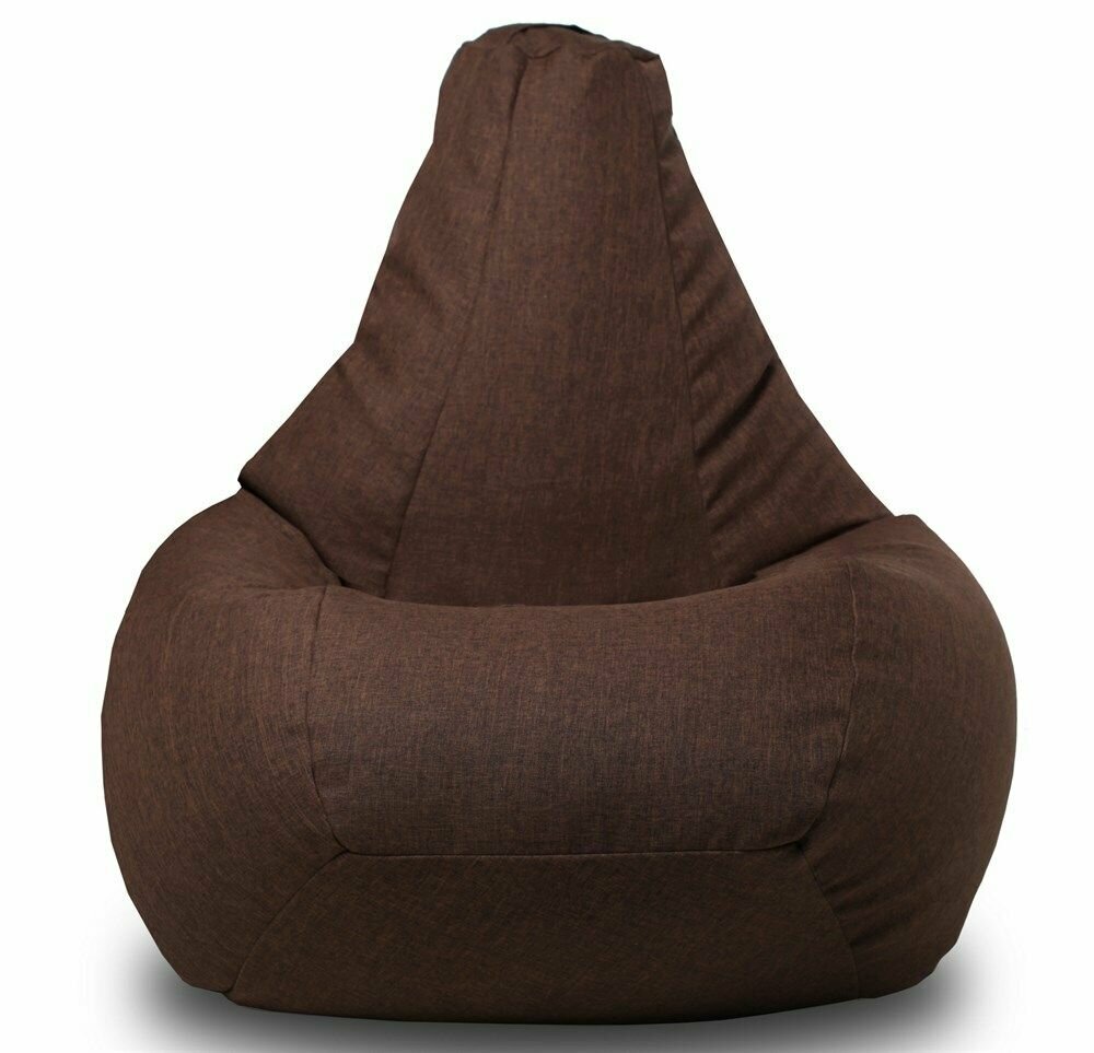 Кресло-мешок Жаккард коричневый 140*90 размер XXXL 