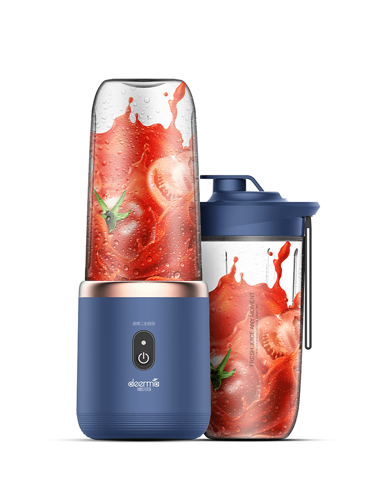 deerma Portable blender DEM-NU06 Blue, 140W, 20000 rpm, volume 400 ml, battery - 1500mAh