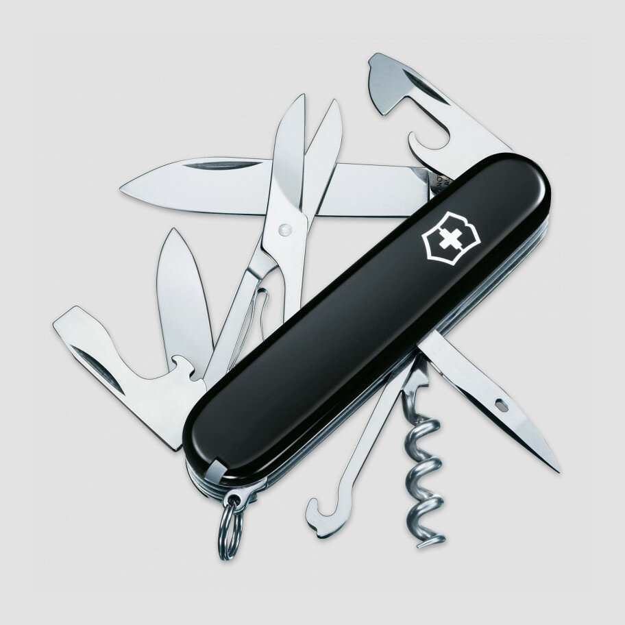 Нож швейцарский многофункциональный складной Victorinox «Climber» 14 функций, длина клинка: 7.0 см 1.3703.3V