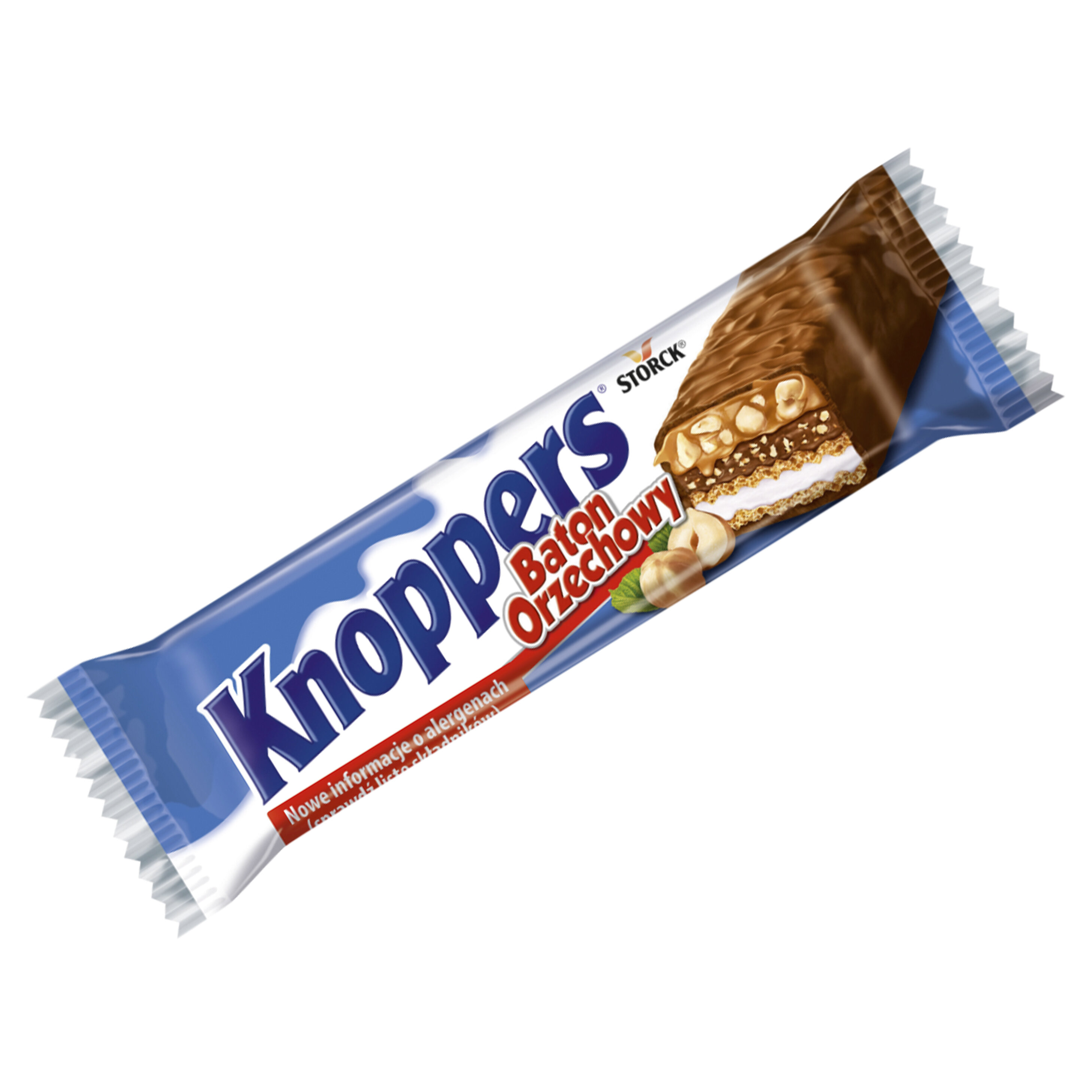 Шоколадный батончик Storck Knoppers NutBar с орехами (Германия), 40 г (3 шт) - фотография № 2