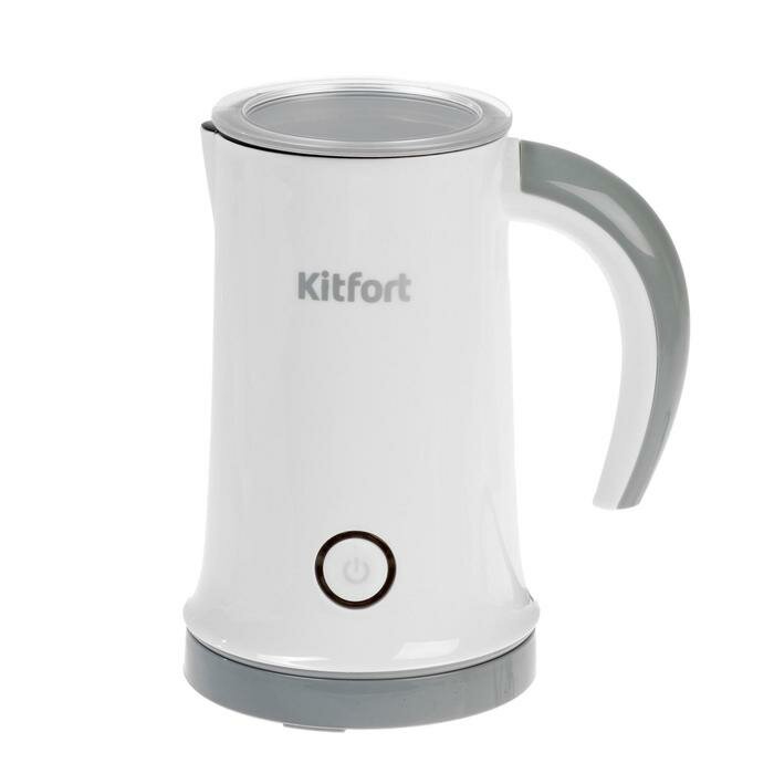 Kitfort Капучинатор Kitfort КТ-709, 450 Вт, 0.45 л, 3 режима, 2 насадки, белый