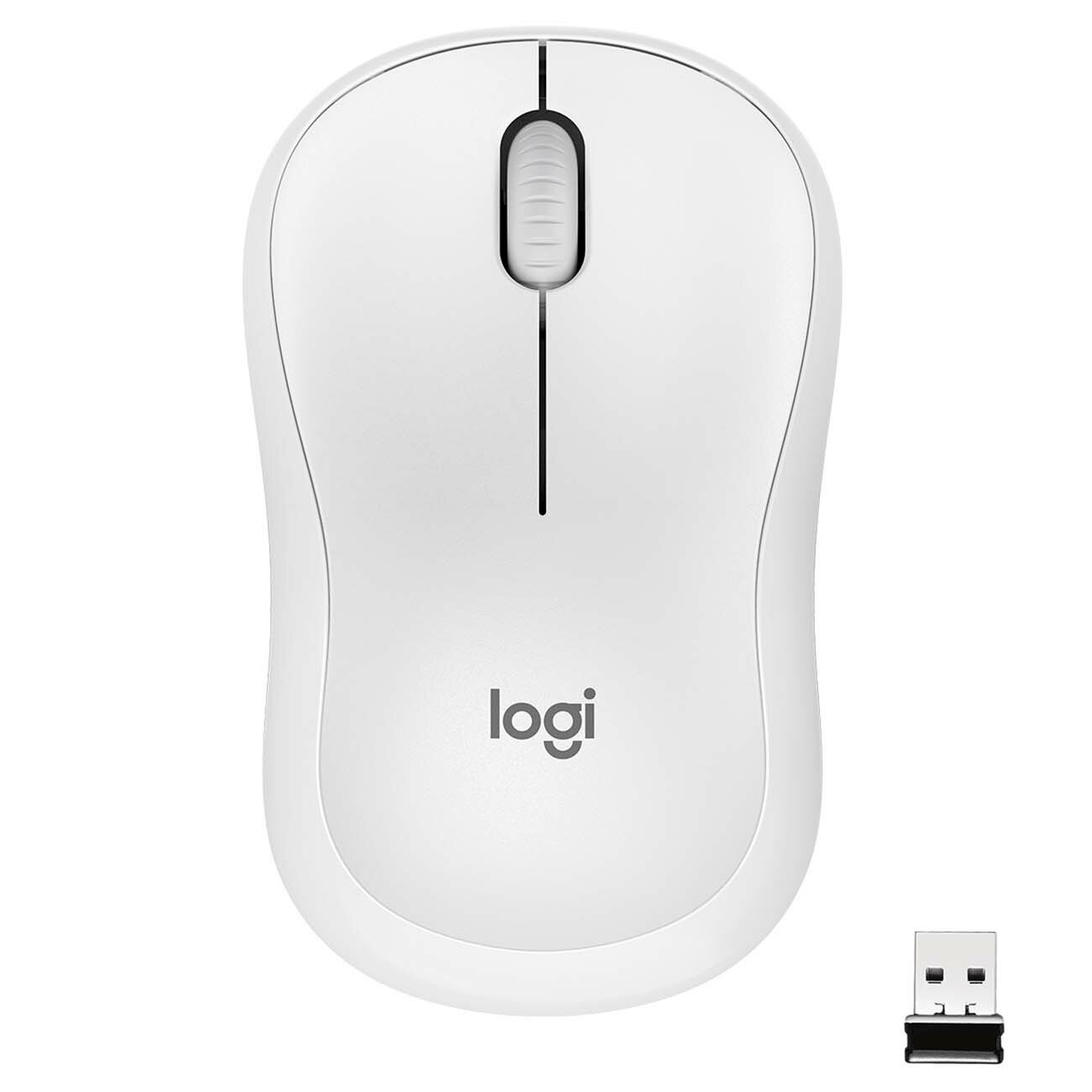 Мышь беспроводная Logitech M220 White