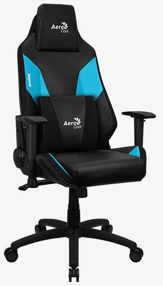 Кресло для геймеров Aerocool Admiral-Ice Blue чёрный голубой 4710562758245