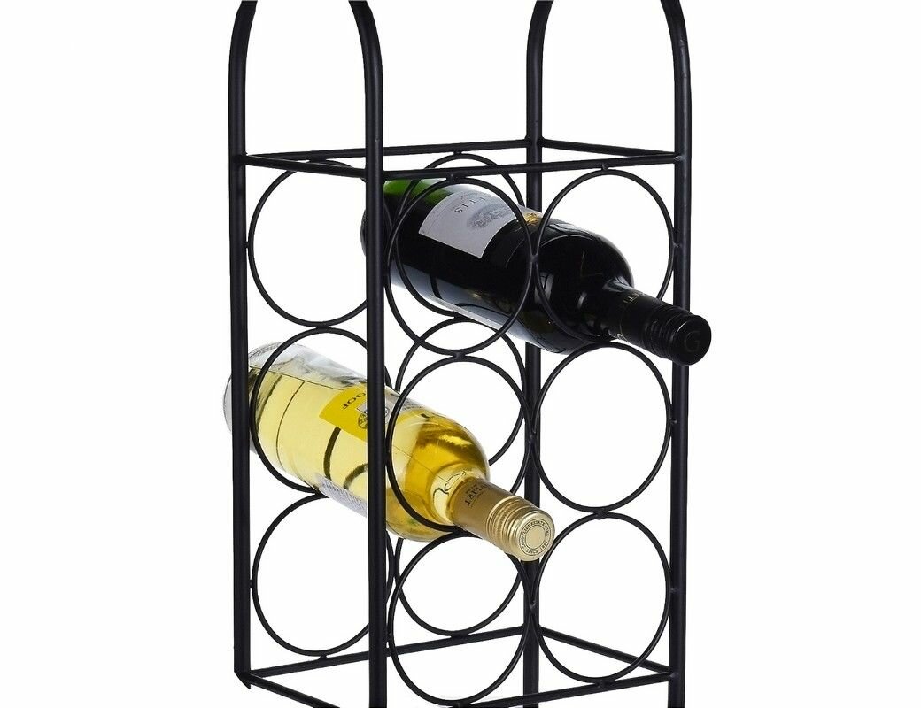 Подставка для винных бутылок "Шомон", металл, чёрная, 52х22х16 см, Koopman International - фотография № 2