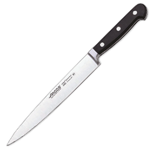 Нож кухонный «Класика»;сталь нерж.,полиоксиметилен;,L=33/21,B=3см;черный,металлич., Arcos, QGY - 256000