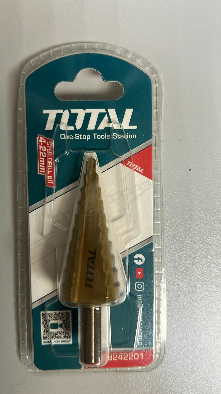 фото Сверло ступенчатое (4-22мм) TOTAL (TAC8242201)