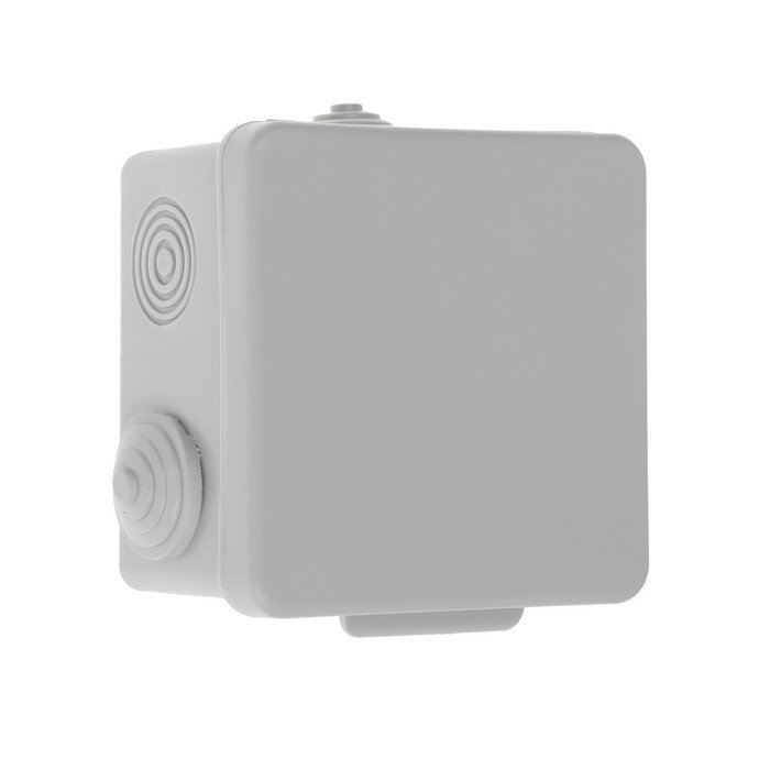 фото Распаечная коробка Урал ПАК, 80х80х50, IP 54, 7 вх, серая, КО-52017080-100, 3 штуки