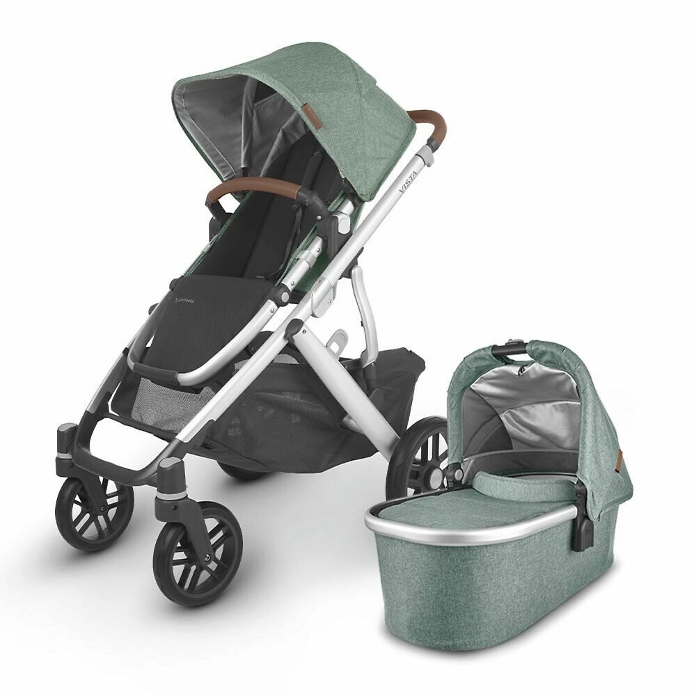 Коляска 2в1 UppaBaby Vista V2, Emmet (зеленый меланж)