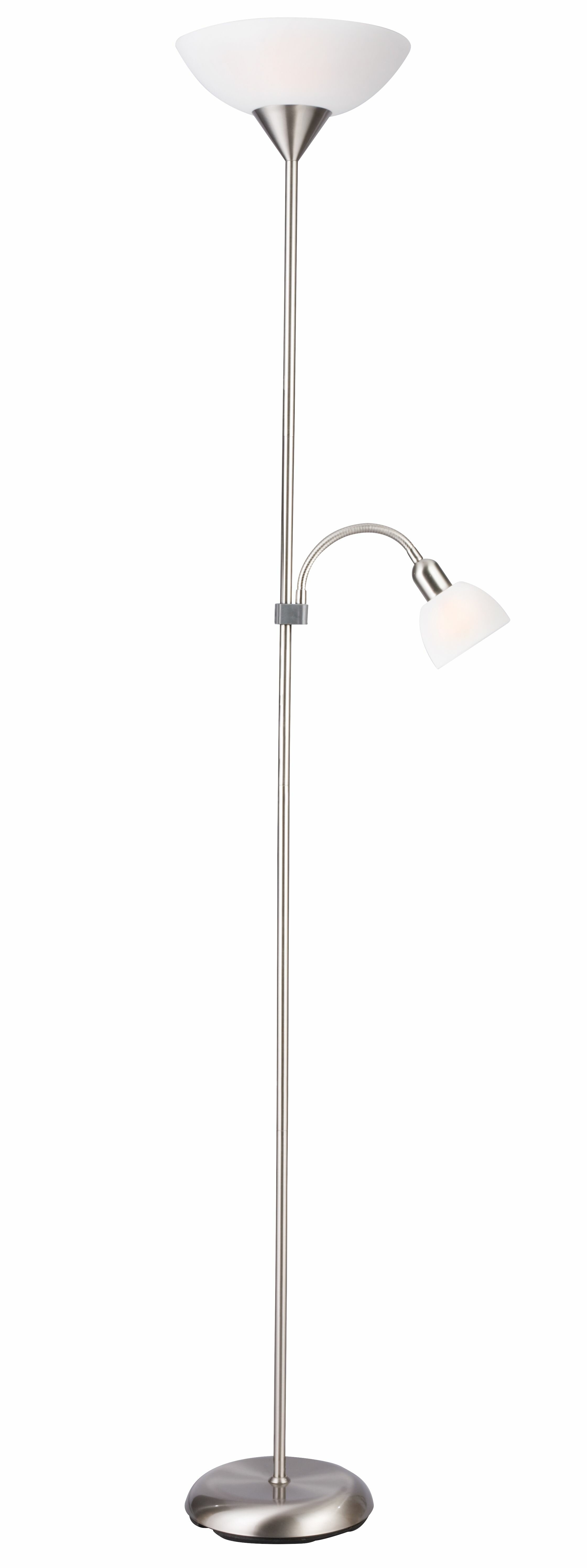 Торшер Arte Lamp DUETTO A9569PN-2SS, Серебро, E27, E14