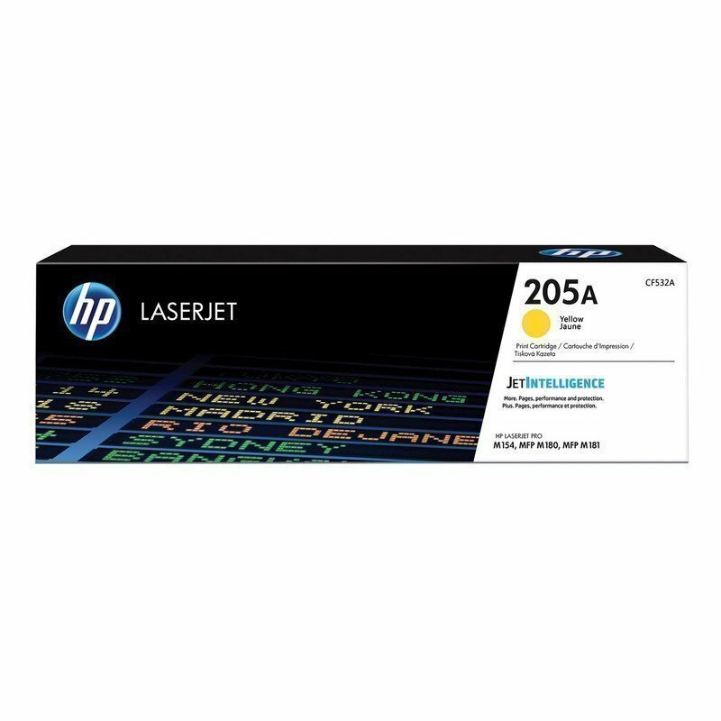 Картридж лазерный HP (CF532A) LaserJet Pro M180/M181, желтый, ресурс 900 стр, оригинальный