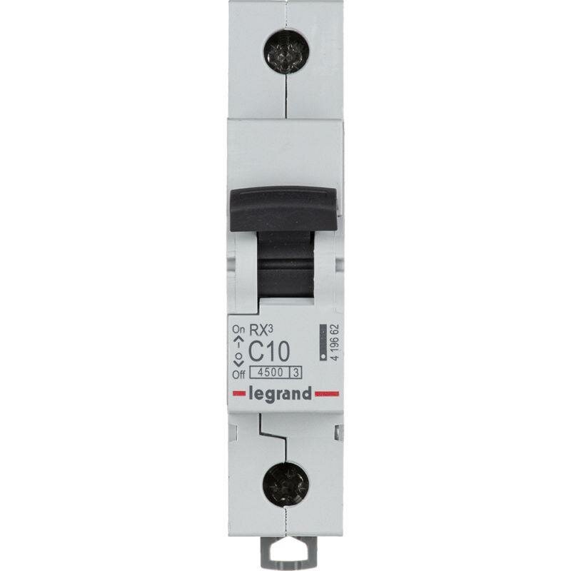 Выключатель автоматический модульный 1п C 10А 4.5кА RX3 Leg, LEGRAND 419662 (1 шт.)