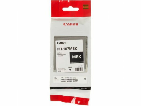 Картридж Canon PFI-107MBK 6704B001