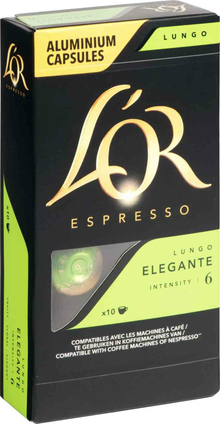 Кофе в капсулах L'or Espresso Lungo Elegant 10 шт. x 52 г