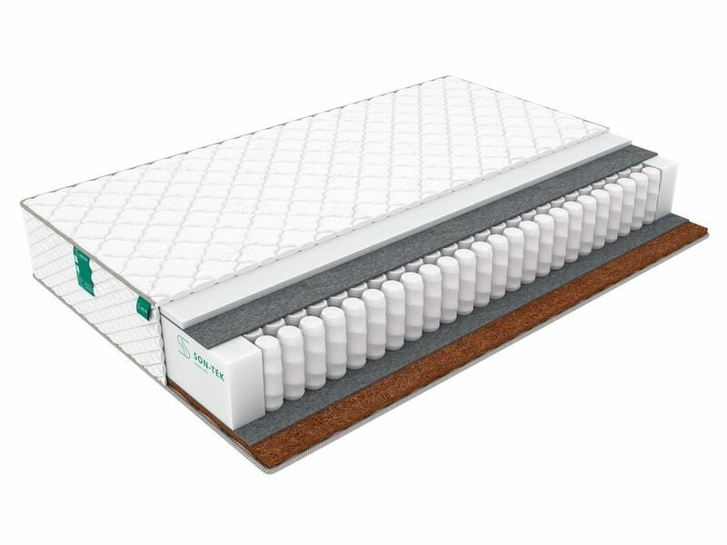 Матрас Sleeptek PremierBIG FoamCocos Lite, 160x190 см, пружинный