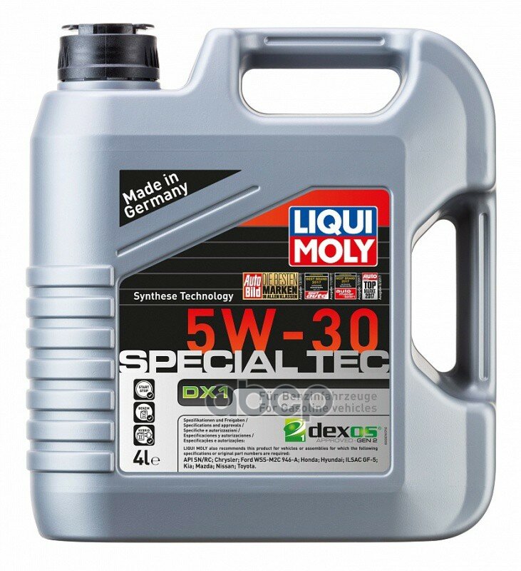 Liqui moly Масло Моторное Special Tec Dx1 5w-30 (4l)