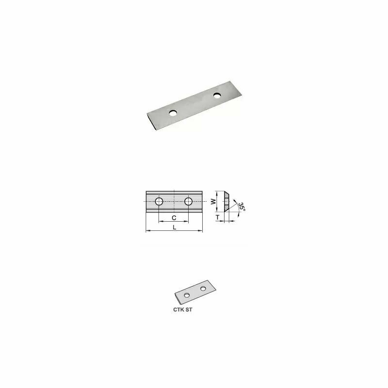 Нож поворотный CTK ST 50.0x12.0x1.5 KCR08 CERATIZIT 80358835