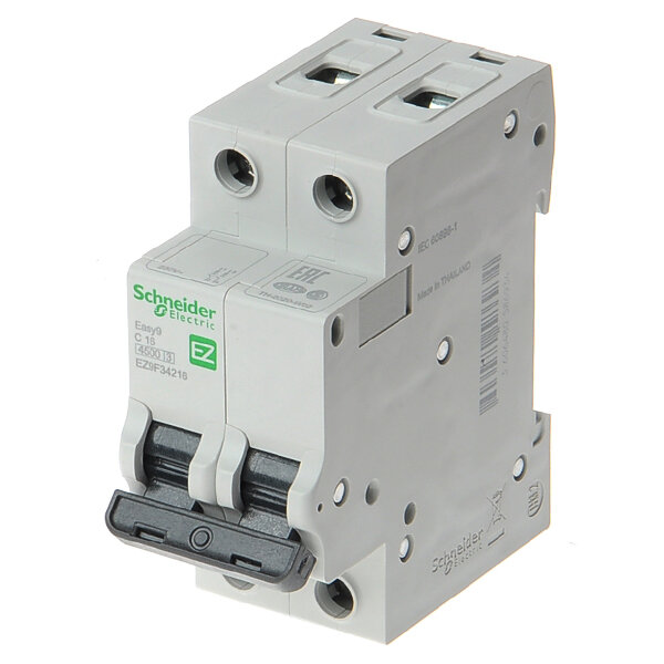 Автоматический выключатель на Din-рейку Schneider Electric EASY 9 EZ9F34263 C63А/2п/ 4,5 кА