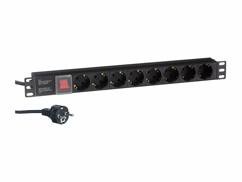 Сетевой фильтр ExeGate ServerPro PDU-19H805 8 Sockets 3m Black EX280844RUS