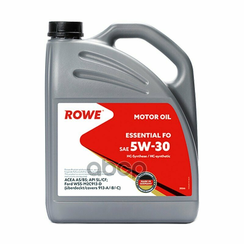 ROWE Масло Моторное Rowe Essential Sae 5W-30 Fo 5 Л.